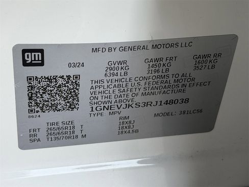 Used 2024 Chevrolet Traverse Z71 image 31