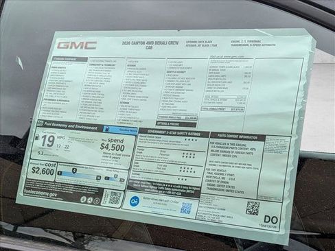 New 2026 GMC Canyon Denali AWD/4WD image 20