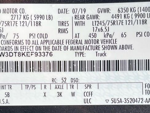 Used 2019 Ford F350 Lariat w/ Lariat Value Package image 37