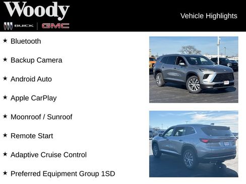 New 2026 Buick Enclave Preferred w/ Power Package AWD/4WD image 3