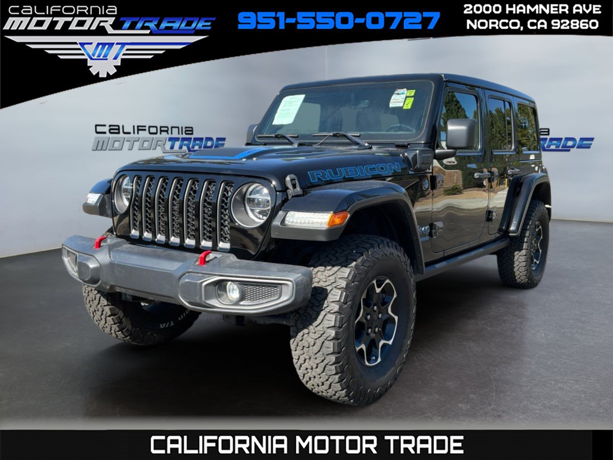 Used 2021 Jeep Wrangler Unlimited Rubicon 4xe w/ Steel Bumper Group AWD/4WD image 1