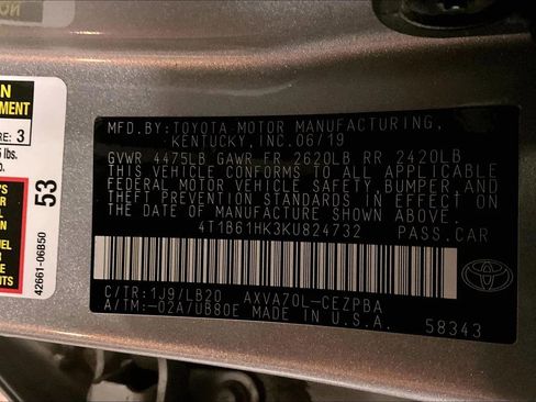 Used 2019 Toyota Camry XSE image 33