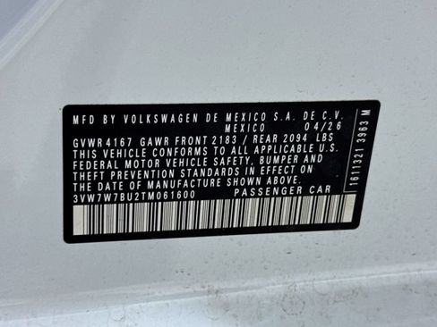 New 2026 Volkswagen Jetta SE FWD image 19