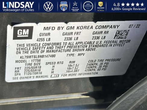 Used 2022 Chevrolet TrailBlazer RS w/ Technology Package image 25