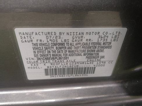Used 2023 Nissan Versa SV FWD image 33