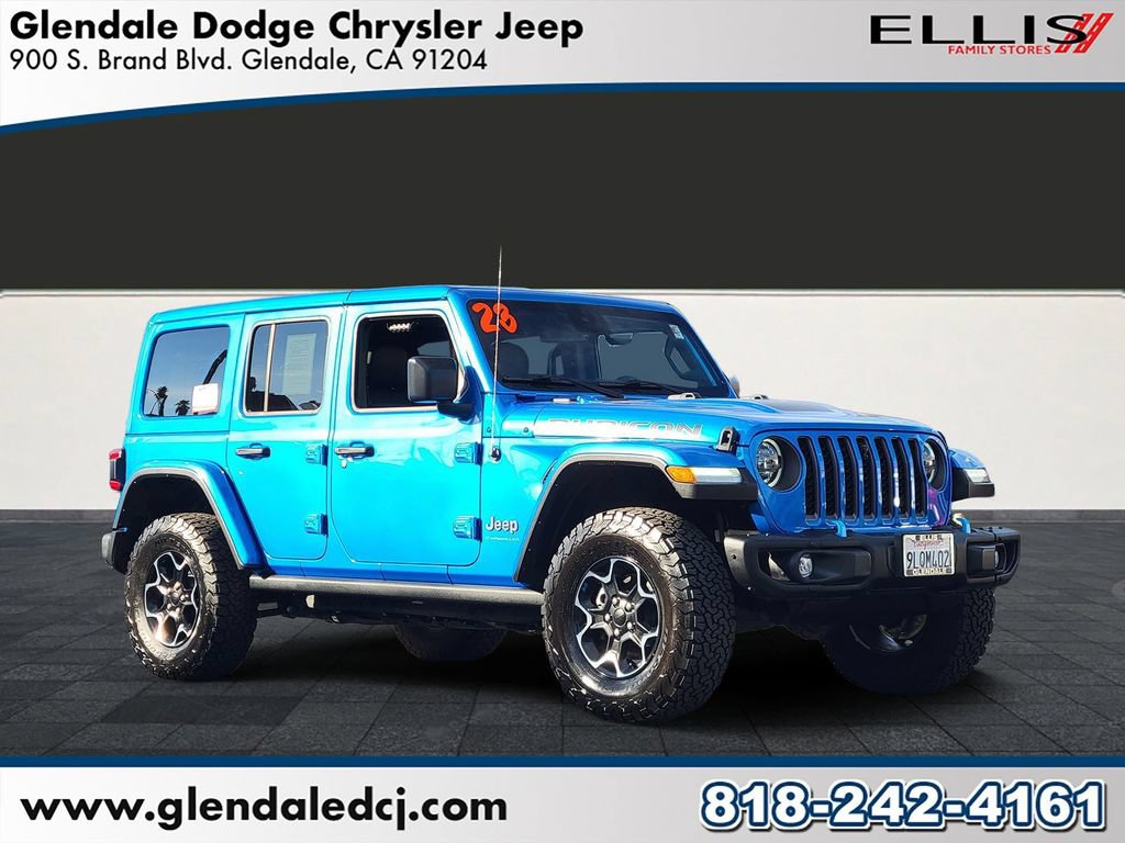 Used 2023 Jeep Wrangler Unlimited Rubicon 4xe w/ Steel Bumper Group AWD/4WD image 1