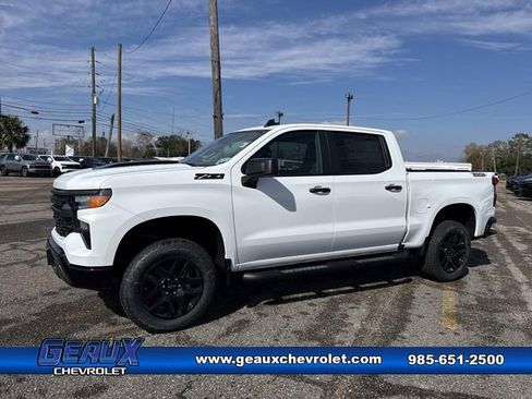 New 2026 Chevrolet Silverado 1500 Custom Trail Boss w/ Turbomax Blackout Package AWD/4WD image 1