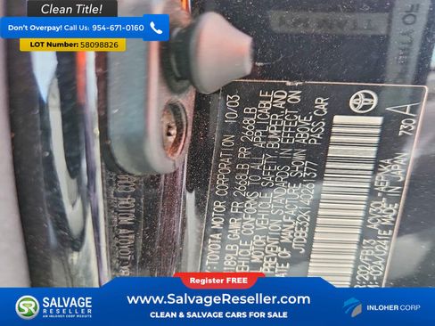 Used 2004 Toyota Camry FWD image 16