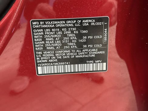 Used 2021 Volkswagen Atlas SE w/ Panoramic Sunroof Package image 38