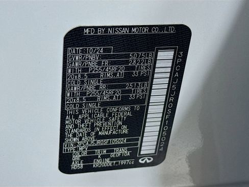 Certified 2025 INFINITI QX55 Luxe w/ Cargo Package image 42