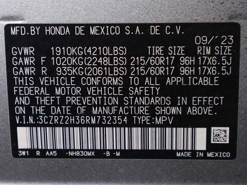 Used 2024 Honda HR-V LX image 37
