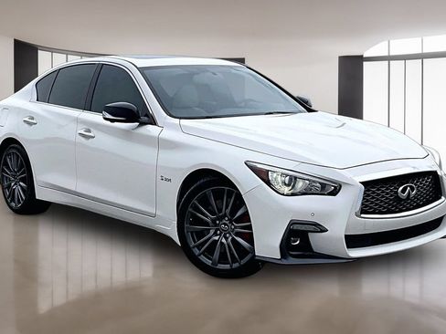 Used 2019 INFINITI Q50 Red Sport 400 w/ Sensory Package AWD/4WD image 11