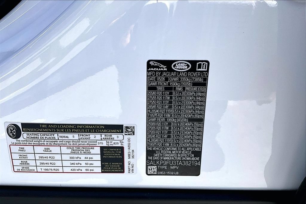 New 2026 Land Rover Range Rover SE AWD/4WD image 8