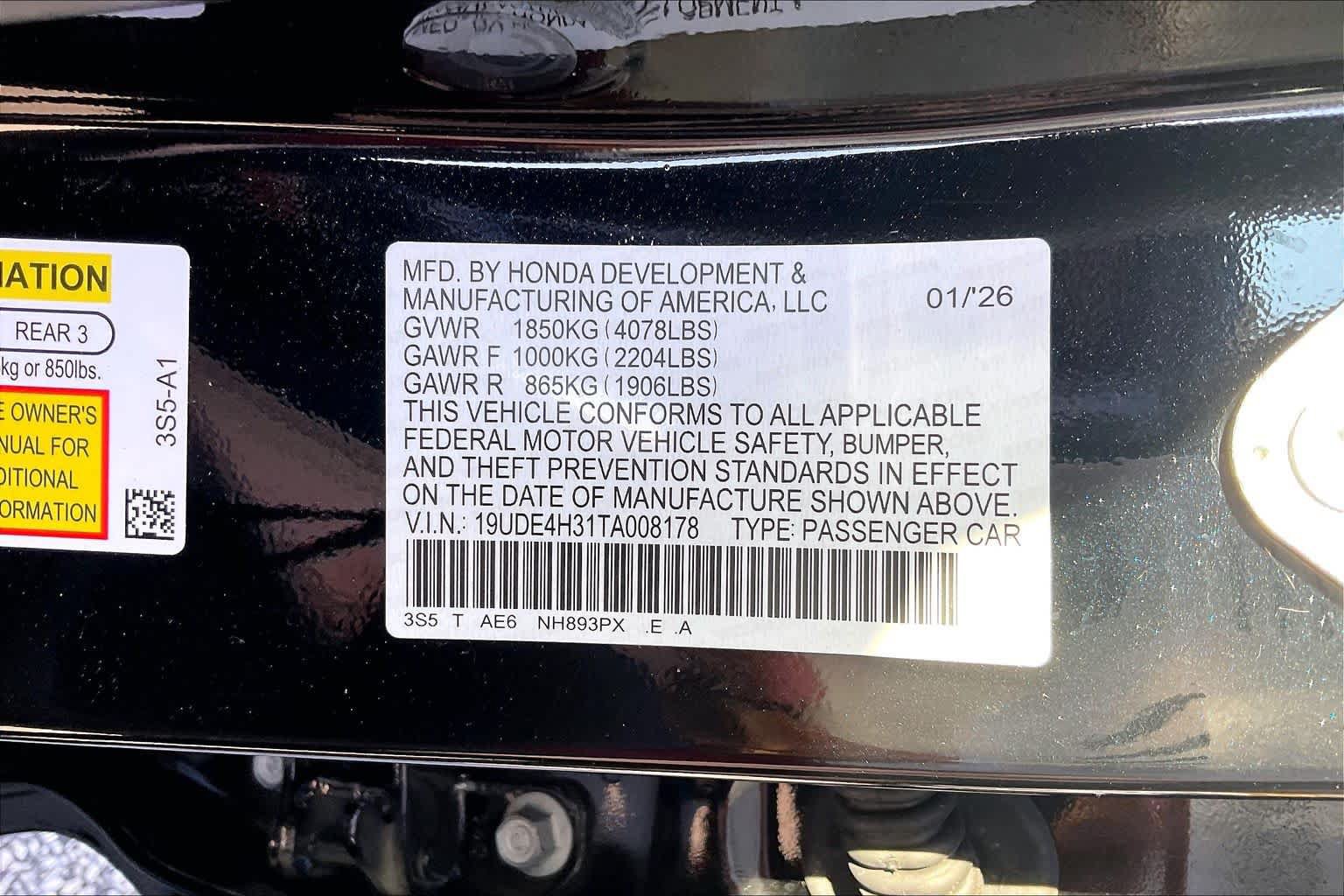 Certified 2026 Acura Integra A-Spec FWD image 33