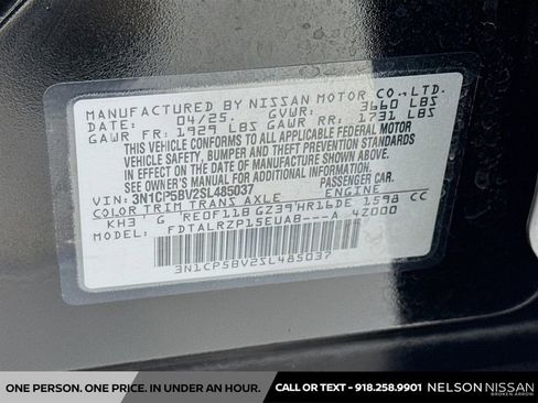 Certified 2025 Nissan Kicks Play S image 29