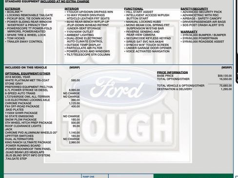 Used 2018 Ford F350 King Ranch w/ King Ranch Ultimate Package AWD/4WD image 5