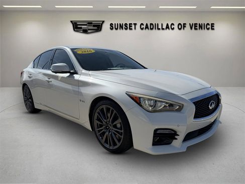 Used 2016 INFINITI Q50 Red Sport 400 image 34