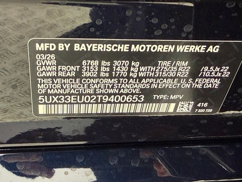 New 2026 BMW X5 M60i AWD/4WD image 22