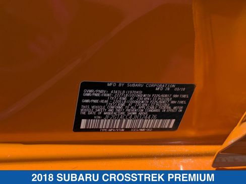 Used 2018 Subaru Crosstrek 2.0i Premium w/ Moonroof Package image 38