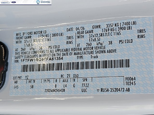 New 2026 Ford F150 Raptor AWD/4WD image 35