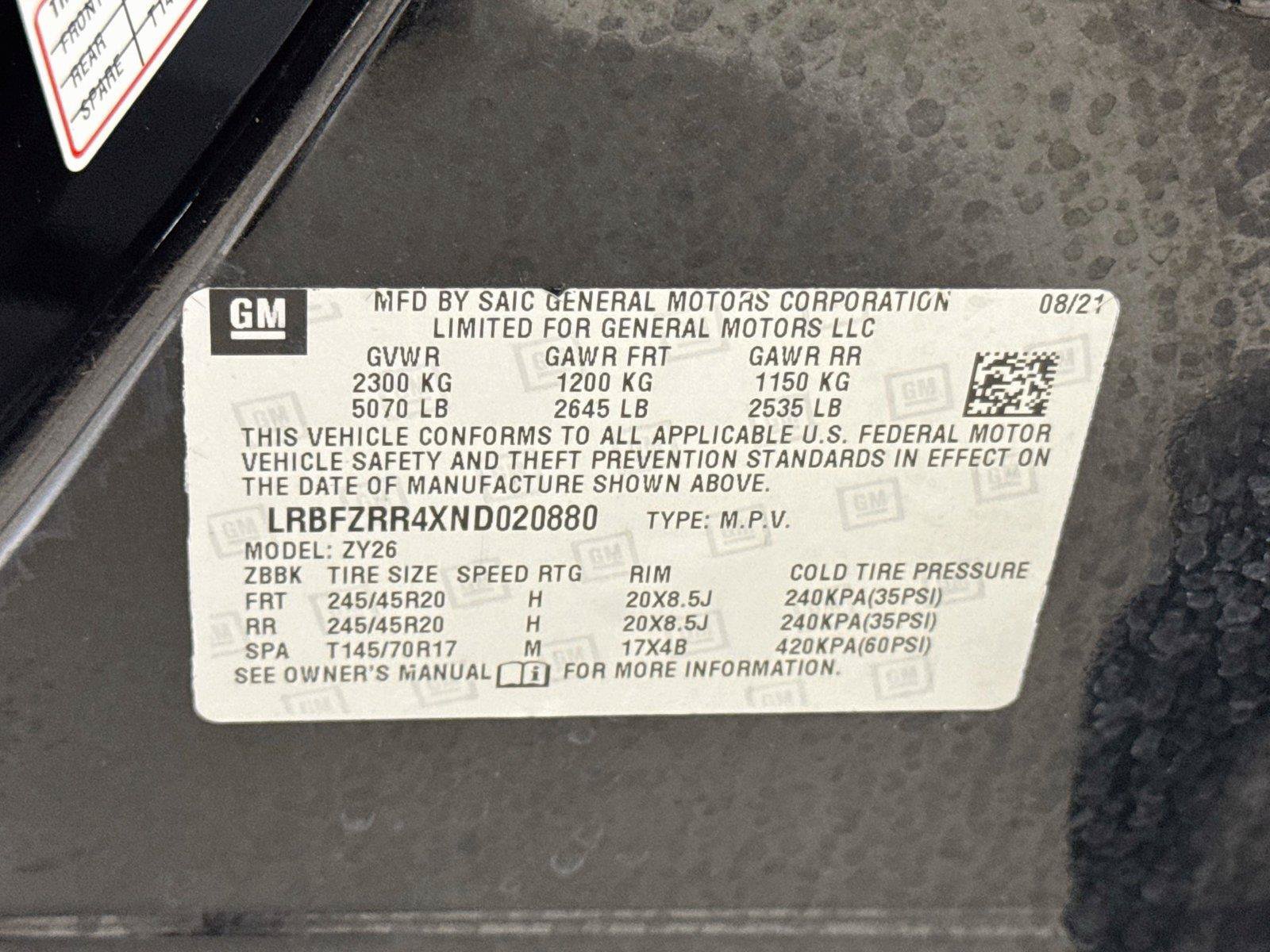 Used 2022 Buick Envision Avenir w/ Technology Package II FWD image 32