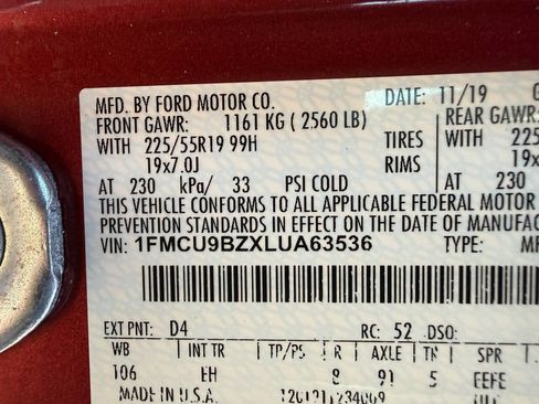 Used 2020 Ford Escape SE Sport AWD/4WD image 35