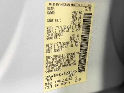 Used 2018 Nissan Titan PRO-4X w/ Pro-4x Convenience Package image 48