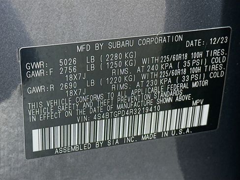 Used 2024 Subaru Outback Touring XT image 12