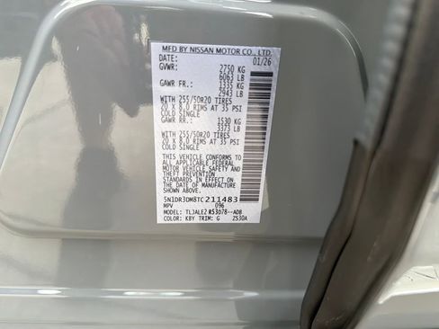 New 2026 Nissan Pathfinder Platinum w/ Cargo Package image 36