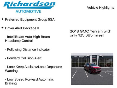 Used 2018 GMC Terrain Denali w/ Advanced Safety Package AWD/4WD image 11