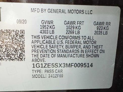 Used 2021 Chevrolet Malibu Premier FWD image 36