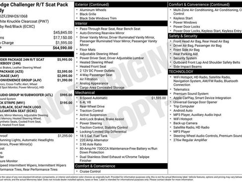 Used 2022 Dodge Challenger R/T Scat Pack RWD image 3