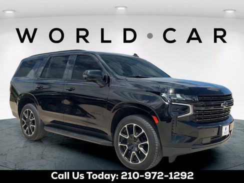 Used 2021 Chevrolet Tahoe RST w/ Luxury Package RWD image 1
