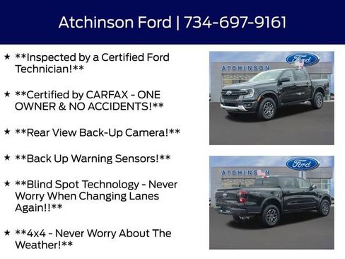 Used 2024 Ford Ranger XLT w/ Equipment Group 301A High image 4