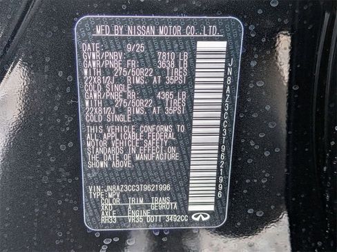 New 2026 INFINITI QX80 Autograph w/ Premium Cargo Package image 35