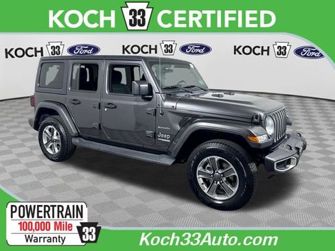Used 2021 Jeep Wrangler Unlimited Sahara image 1