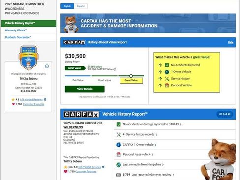 Used 2025 Subaru Crosstrek 2.5i Wilderness image 12