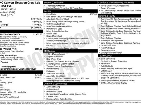 Used 2025 GMC Canyon Elevation w/ Convenience Package RWD image 31