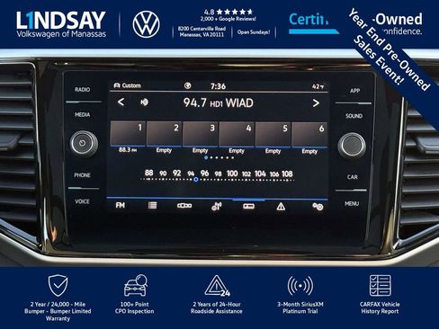 Certified 2022 Volkswagen Atlas Cross Sport SE image 15