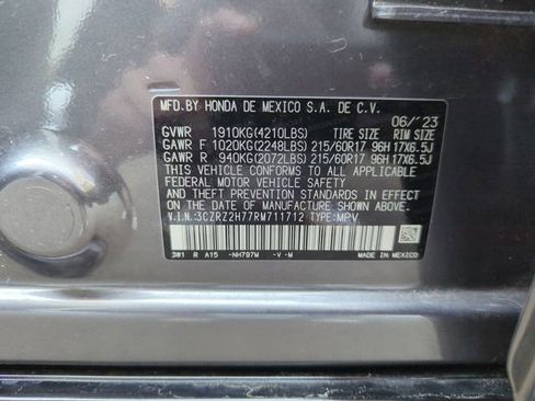 Used 2024 Honda HR-V EX-L image 34