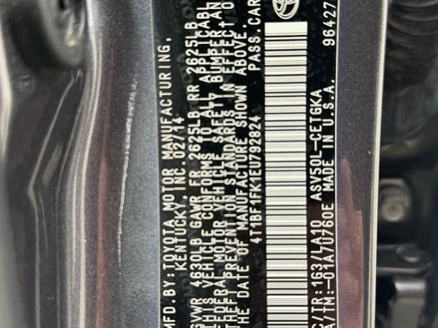 Used 2014 Toyota Camry XLE w/ Leather Package FWD image 20