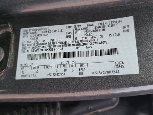 Used 2019 Ford F150 XLT w/ Equipment Group 302A Luxury image 33