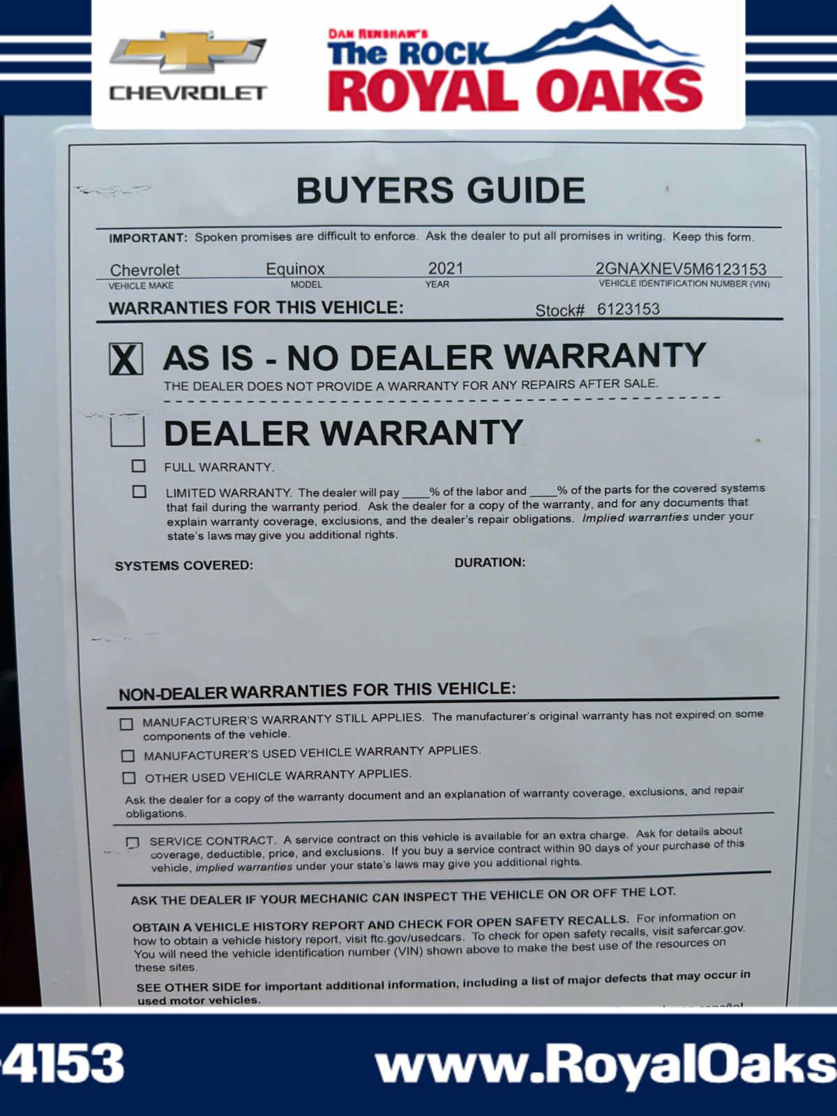 Used 2021 Chevrolet Equinox Premier w/ Redline Edition FWD image 30