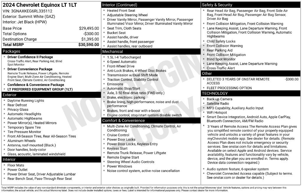 Used 2024 Chevrolet Equinox LT FWD image 42