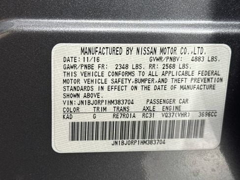 Certified 2017 INFINITI QX50 2WD image 43