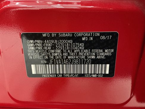 Used 2018 Subaru WRX AWD/4WD image 48