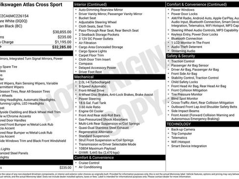 Used 2021 Volkswagen Atlas Cross Sport S image 8