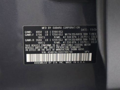 Used 2025 Subaru Outback Onyx Edition AWD/4WD image 55