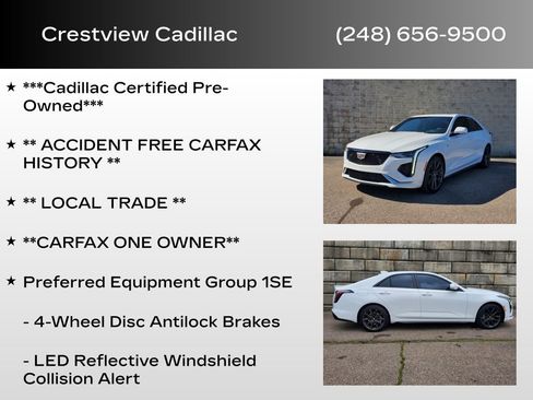 Used 2024 Cadillac CT4 Sport w/ Climate Package image 6