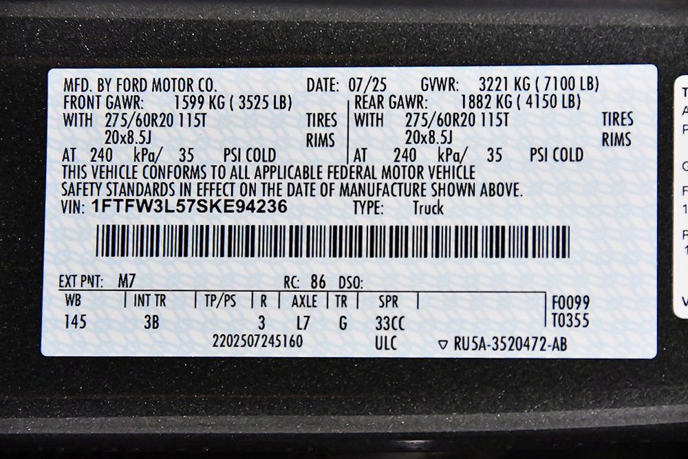 New 2025 Ford F150 XLT w/ Equipment Group 303A High AWD/4WD image 17